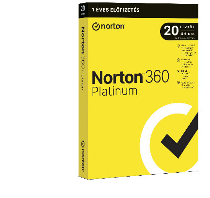 Norton™ 360 Platinum - 20 eszközre - 1 évre