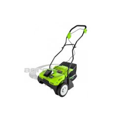   Gyepszellőztető gyűjtős akkumulátoros Greenworks G40DT35 40 v, 35 cm, rugós tengely, akku-töltő nélk