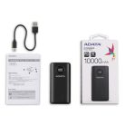 Adata AP10000QCD-DGT-CBK 10000mAh fekete power bank