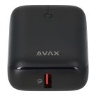 AVAX PB105B MINI 10000mAh Type C/PD 20W+QC 22.5W gyorstöltő fekete power bank