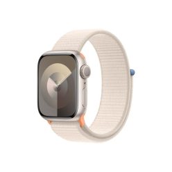   Apple Watch S9 GPS (41mm) csillagfény alumínium tok, csillagfény sport pánt okosóra