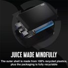 Juice JUI-PBANK-3-ECO-BLK ECO 3 10000mAh 15W fekete power bank