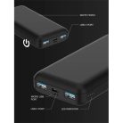 Juice JUI-PBANK-5-ECO-BLK ECO 5 15000mAh 15W fekete power bank