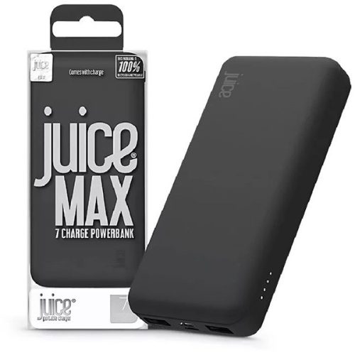 Juice JUI-PBANK-MAX-20000MA-ECO-BLK MAX 20000mAh 20W fekete power bank