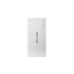   Canyon PB-108 10000mAh LiPo powerbank fehér (Lightning bemenet)