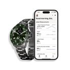 Withings ScanWatch Nova hibrid 42mm zöld okosóra