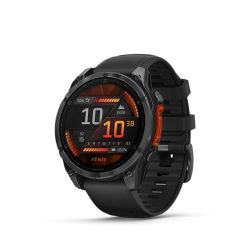   Garmin 010-02904-00 fenix 8 AMOLED (47mm) szilikon pántos fekete okosóra