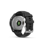 Garmin 010-03025-00 fenix E AMOLED (47mm) fekete szilikon pántos ezüst okosóra