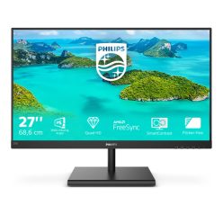   PHILIPS IPS monitor 27" 275E1S, 2560x1440, 16:9, 250cd/m2, 4ms, VGA/HDMI/Displayport