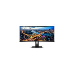   PHILIPS Ívelt VA monitor 34" 345B1C, 3440x1440, 21:9, 300 cd/m2, 5ms, HDMI/DisplayPort/USB-C/4xUSB, LAN, hangszóró