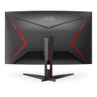 AOC Ívelt Gaming 240Hz VA monitor 31.5" C32G2ZE/BK, 1920x1080, 16:9, 300cd/m2, 1ms, 2xHDMI/DisplayPort