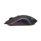 WHITE SHARK GM-5010 WARLOCK gamer egér, 7D, fekete, 6400 dpi, RGB