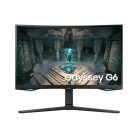 SAMSUNG Ívelt Gaming&Smart 240Hz VA monitor 27" G65B, 2560x1440, 16:9, 350cd/m2, 1ms, DP/2xHDMI/2xUSB/LAN/WiFi/BT, Pivot