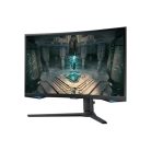 SAMSUNG Ívelt Gaming&Smart 240Hz VA monitor 27" G65B, 2560x1440, 16:9, 350cd/m2, 1ms, DP/2xHDMI/2xUSB/LAN/WiFi/BT, Pivot