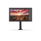 LG IPS monitor 27" 27UN880P-B 3840x2160, 16:9, 350cd/m2, 5ms, 2xHDMI/DisplayPort/USB-C/2xUSB, Pivot, hangszóró