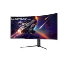 LG Ívelt Gaming 240Hz OLED monitor 44.5" 45GR95QE, 3440x1440, 21:9, 200cd/m2, 0.03ms, 2xHDMI/DisplayPort/3xUSB