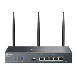   TP-LINK Vezetékes Omada AX3000 VPN Router 1xWAN(1000Mbps) + 4xLAN(1000Mbps) + 1xSFP + 1xUSB3.0, ER706W