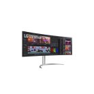 LG Ívelt Nano IPS monitor 49" 49WQ95C-W, 5120x1440, 32:9, 400cd/m2, 5ms, 2xHDMI/DisplayPort/USB-C/2xUSB, hangszóró