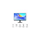 SAMSUNG IPS monitor B2B 27" S80UD, 3840x2160, 16:9, 350cd/m2, 5ms, LAN/HDMI/DisplayPort/3xUSB/USB-C, Pivot