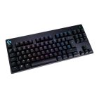 LOGITECH Billentyűzet - G Pro Lightspeed RGB Mechanikus Gaming Vezetékes TKL HUN, Fekete (Gravírozott)