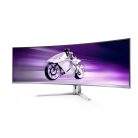 Philips Ívelt Gaming OLED monitor 49", 49M2C8900L/0 5120x1440, 32:9, 0,03ms, 2xHDMI/DP/4xUSB/USB-C, hangszóró, Ambiglow