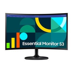   SAMSUNG Ívelt VA monitor 24" S36GD, 1920x1080, 16:9, 250cd/m2, 4ms, HDMI/VGA