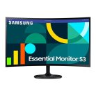 SAMSUNG Ívelt VA monitor 27" S36GD, 1920x1080, 16:9, 250cd/m2, 4ms, HDMI/VGA