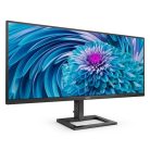 PHILIPS monitor 34" 346E2LAE 3440x1440, 21:9, 300cd/m2, 4ms, HDMI/4xUSB/USB-C, hangszóró, áll. magasság