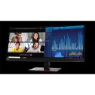 LENOVO Monitor ThinkVision P34w-20, ívelt, 34,14" WQHD 3440x1440 IPS, 21:9, 1000:1, 300cd/m2, 4ms, USB, USB-C, HDMI, DP