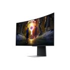 SAMSUNG Ívelt Gaming OLED monitor 34" G85SD, 3440x1440, 21:9, 250cd/m2, 0.03ms, DP/HDMI/WiFi/BT, hangszóró, távirányító