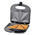 Esperanza szendvicskészítő 1000W Asiago - Elektromos grill, tapadásmentes felület, 2 szelet, fekete - EKT011