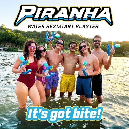 Gel Blaster Piranha – vízálló automata játékfegyver 800-as tárkapacitással