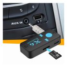 X6 Bluetooth AUX adapter SD kártya foglalattal