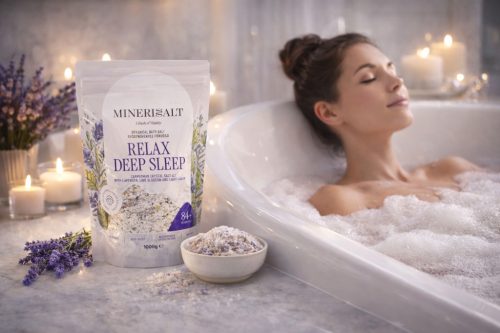 Minerisalt Relax Deep Sleep 1000 g, Stresszoldó , relaxáló fürdősó