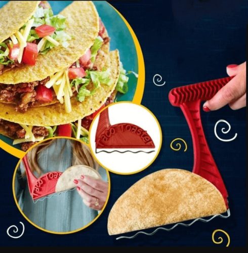Taco készítő, tortilla pirító