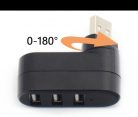 3 Portos USB 2.0 HUB forgatható fejjel