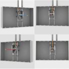 Professzionális kábelhúzó segédeszköz