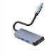 C típusú 4 portos USB Hub 3.0–4K HDMI