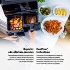 Lauben DualZone® Air Fryer 8000BC - Kétzónás Forró levegős fritőz