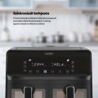 Lauben DualZone® Air Fryer 8000BC - Kétzónás Forró levegős fritőz