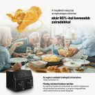 Lauben DualZone® Air Fryer 8000BC - Kétzónás Forró levegős fritőz