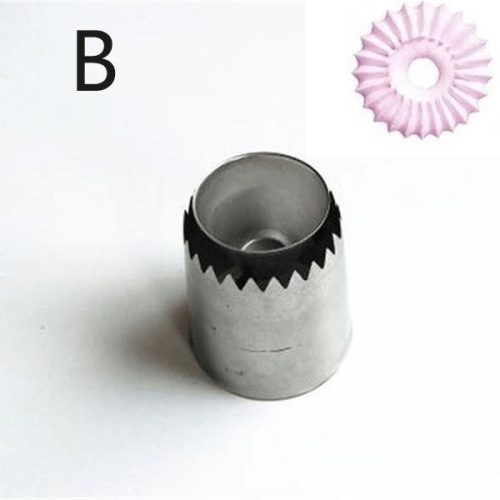Habcsók készítő cső - B méret: 4x4,5x3 cm