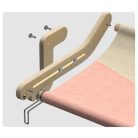 Ablakra, fiókra felszerelhető macskaágy