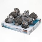 Home MX 639 napelemes kerti lámpa, gomba / bagoly / csiga,  fehér LED, automatikus, akkumulátoros