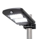 Home FLP1002SOLAR napelemes LED reflektor, 1000 lm, PIR mozgásérzékelő, 120° 5m, 2 x 28 db hidegfehér SMD LED, energiatakarékos,