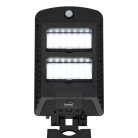 Home FLP1002SOLAR napelemes LED reflektor, 1000 lm, PIR mozgásérzékelő, 120° 5m, 2 x 28 db hidegfehér SMD LED, energiatakarékos,