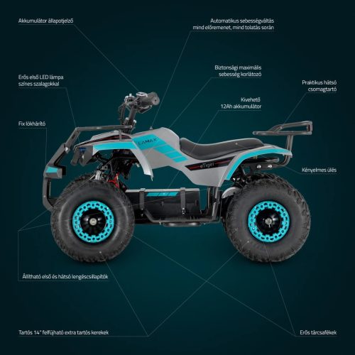 LAMAX eTiger ATV50S Orange elektromos quad
