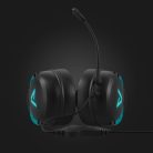 LAMAX Heroes Defender1 Gamer Fejhallgató USB/JACK LED világítással BeatBass