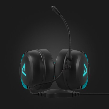 LAMAX Heroes Defender1 Gamer Fejhallgató USB/JACK LED világítással BeatBass