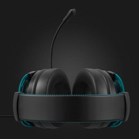 LAMAX Heroes Defender1 Gamer Fejhallgató USB/JACK LED világítással BeatBass